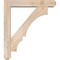 Ekena Millwork Balboa Craftsman Smooth Bracket w/ Offset Brace, Douglas Fir, 5 1/2"W x 28"D x 32"H BKT0604X28X32BOA04SDF - alternate 2
